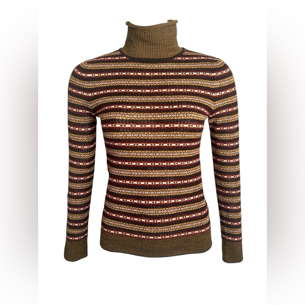 Ulla Johnson Merino Wool Bridget Turtleneck Sweater Brown Women’s Size XS Luxury - Picture 4 of 10